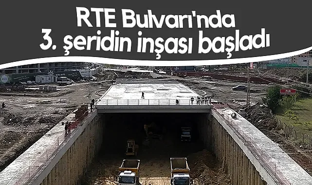 Samsun Recep Tayyip Erdoğan Bulvarı Çalışmaları Hızlandı