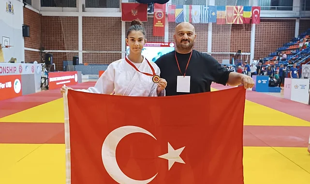 Samsunlu Judocu Esila Çorbacı U15 Balkan Şampiyonası'nda Bronz Madalya Kazandı
