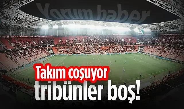 Samsunspor Coşuyor, Tribünler Boş!