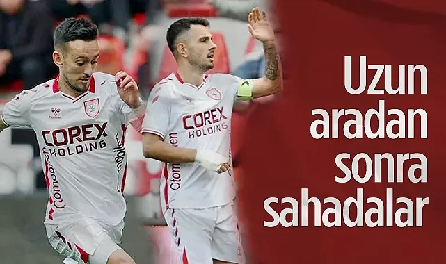 Samsunspor'da Emre Kılınç ve Afonso Sousa Uzun Aradan Sonra Sahada