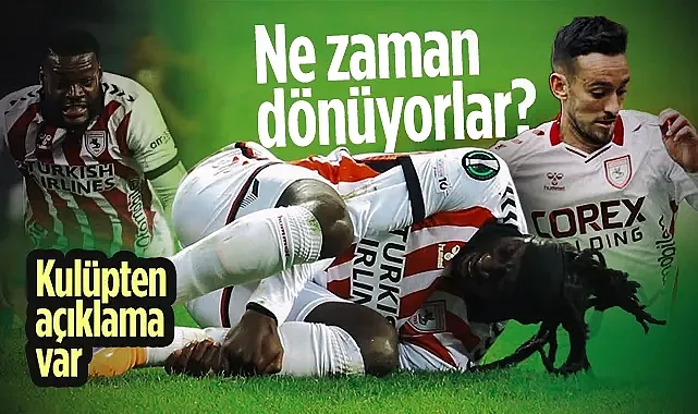 Samsunspor'da Sakatlanan Ntcham, Coulibaly ve Sousa Ne Zaman Dönüyor? Kulüpten Açıklama Var...