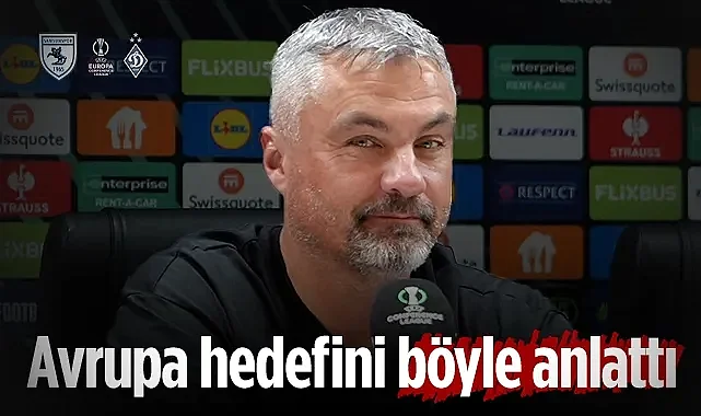 Samsunspor'da Thomas Reis'ten Konferans Ligi Hedefi Açıklaması