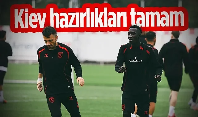 Samsunspor, Dinamo Kiev Maçı Hazırlıklarını Tamamladı