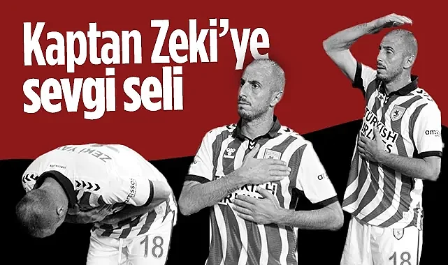 Samsunspor Kaptanı Zeki Yavru'ya Dinamo Kiev Maçında Sevgi Seli