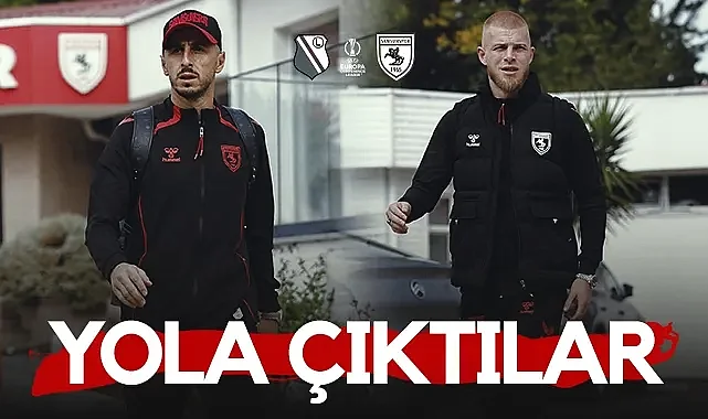 Samsunspor, Legia Varşova Maçı İçin Yola Çıktı