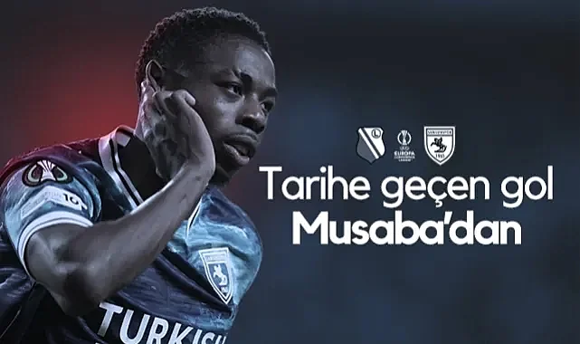 Samsunspor'un Avrupa'da Tarihe Geçen Golü Musaba'dan Geldi