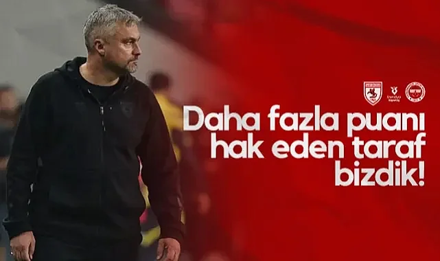 Samsunspor Reis Fenerbahçe Maçını Değerlendirdi: Daha Fazla Puanı Hak Eden Taraftık