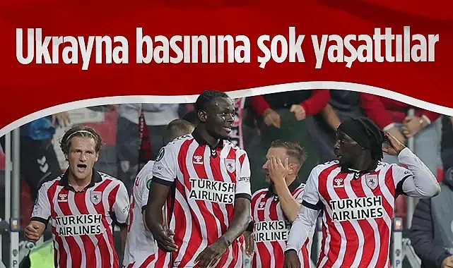 Samsunspor'un 3-0'lık Zaferi Ukrayna Basınına Şok Etkisi Yarattı