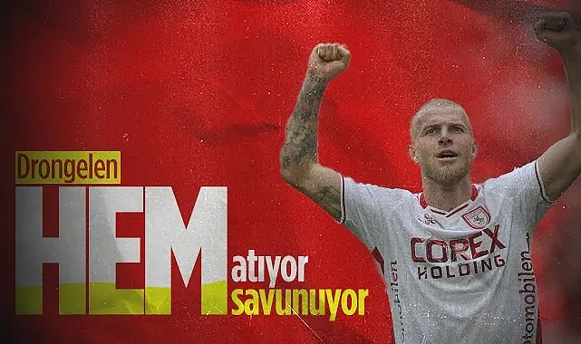 Samsunspor'un Savunma Gücü Drongelen Hem Atıyor Hem Savunuyor