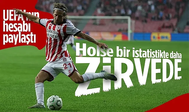Samsunspor'un Yıldızı Carlo Holse UEFA Konferans Ligi'nde Zirvede