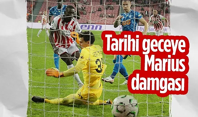 Samsunspor'un Yıldızı Marius Tarihi Kiev Galibiyetine Damga Vurdu