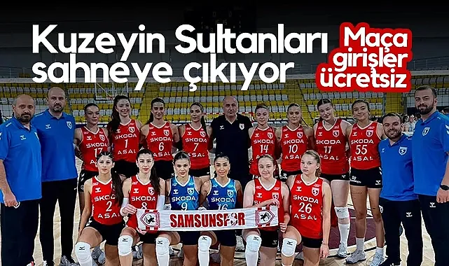 Samsunspor Voleybol Sahneye Çıkıyor! Maça Girişler Ücretsiz...