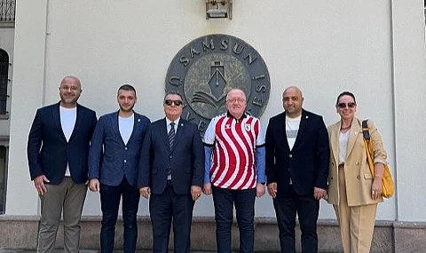Samsunspor Yönetiminden Rektör Mahmut Aydın’a Ziyaret