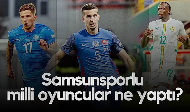 Samsunsporlu Milli Oyuncular Ne Yaptı?
