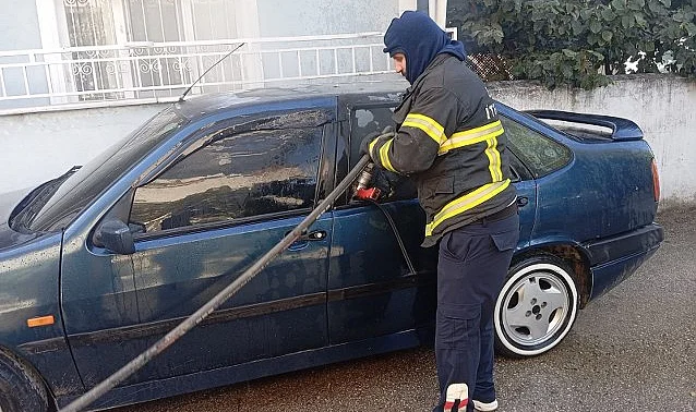 Tartıştığı Kişinin Aracını Yaktı: Gözaltına Alındı
