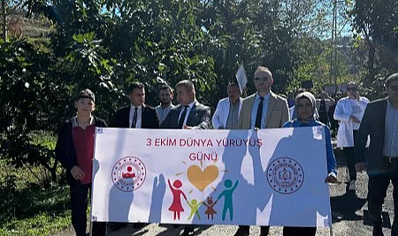 Tekkeköy’de Dünya Yürüyüş Günü Etkinliği Düzenlendi