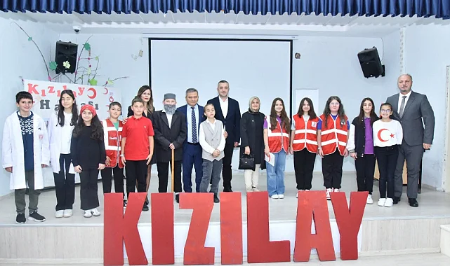 Tekkeköy'de Kızılay Haftası Coşkusu: Öğrenciler Dayanışmayı Öğrendi