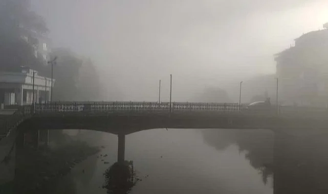Terme’de Yoğun Sis Etkili Oldu