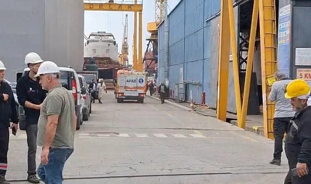 Tuzla Tersanesinde Korkunç Kaza: 1 İşçi Öldü, 4 İşçi Yaralandı