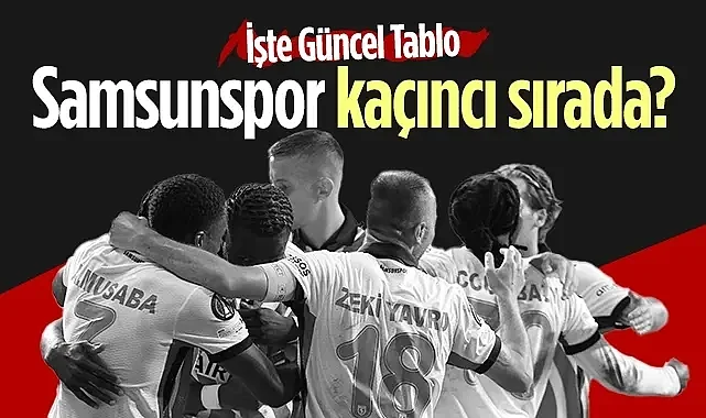 UEFA Konferans Ligi'nde Samsunspor Kaçıncı Sırada? İşte Güncel Tablo...