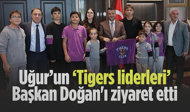 Uğur'un Tigers Liderleri Başkan Halit Doğan'ı Ziyaret Etti