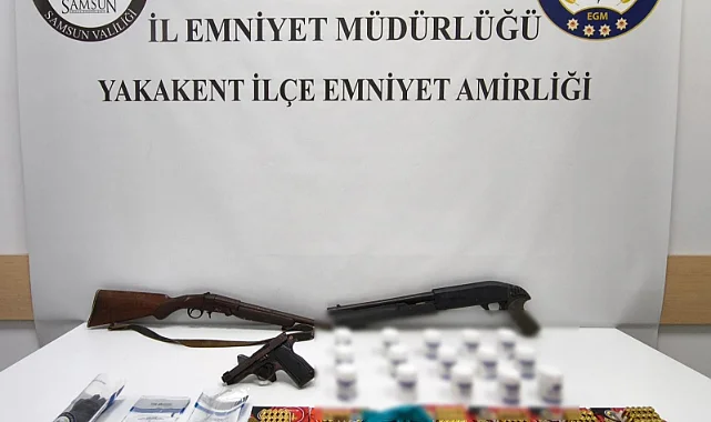 Yakakent ve Alaçam'da Uyuşturucu Operasyonu: 2 Gözaltı