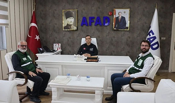 Yeşilay Samsun Şubesinden Afad İl Müdürü Matur’a Ziyaret