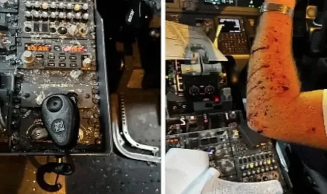 Yolcu Uçağına Meteor Çarptı: Pilot Kanlar İçinde Kaldı