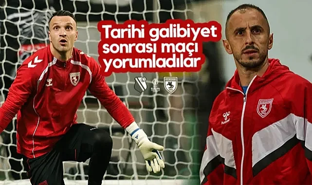 Samsunspor'da Zeki Yavru ve Okan Kocuk'tan Tarihi Varşova Zaferi Sonrası Açıklamalar