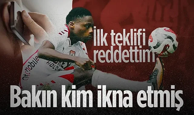 Anthony Musaba: Samsunspor'un İlk Teklifini Reddettim! Bakın Kim İkna Etmiş...