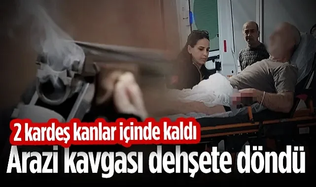 Bafra'da Arazi Kavgası Dehşete Döndü! 2 Kardeş Kanlar İçinde Kaldı...