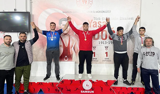 Canik Belediyespor Güreş Şampiyonasına Damga Vurdu