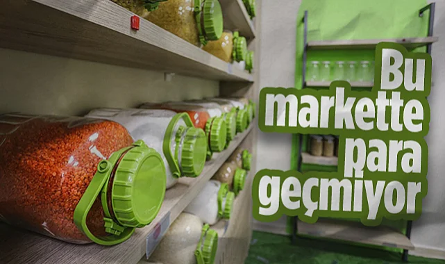 Canik Sıfır Atık Marketi'nde Para Geçmiyor: Atıklar Temel Gıda ve Glütensiz Ürüne Dönüşüyor