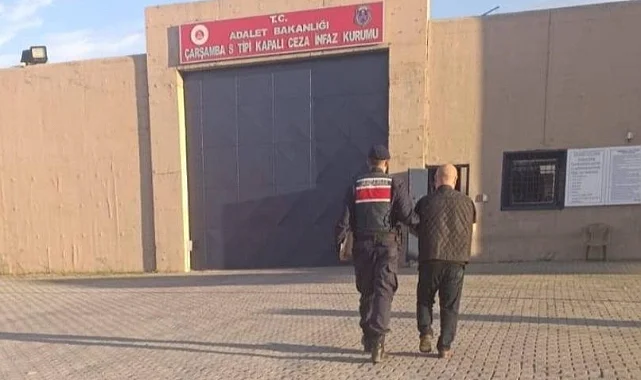 Çarşamba'da 5 Yıl Hapis Cezası Bulunan Firari Hükümlü Yakalandı