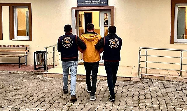 Çarşamba'da Jandarmadan Başarılı Operasyon: 15 Yıl Hapis Cezasıyla Aranan Suçlu Yakalandı
