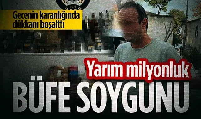 Gecenin Karanlığında Büfeyi Boşalttı! Samsun'da Yarım Milyonluk Vurgun...