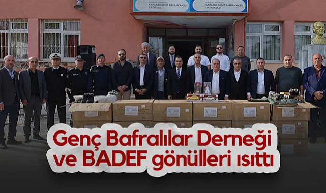 Genç Bafralılar Derneği ve BADEF Gönülleri Isıttı