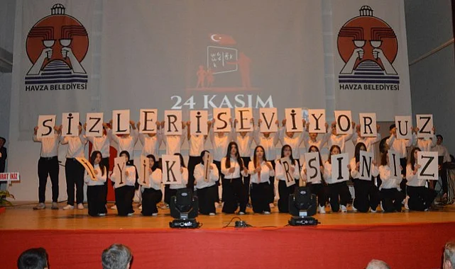 Havza'da 24 Kasım Öğretmenler Günü Coşkuyla Kutlandı