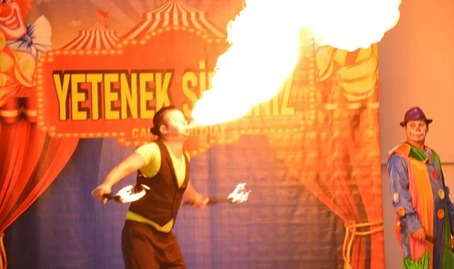Havza'da Çocuklardan Sirk Gösterisine Büyük İlgi