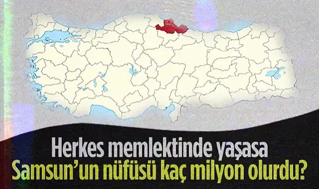 Herkes Memleketinde Yaşasa Samsun'un Nüfusu Kaç Milyon Olurdu?