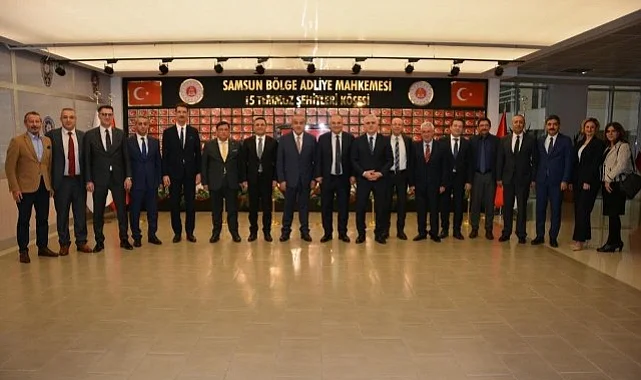 HSK Üyelerinden Samsun Adliyelerine Ziyaret