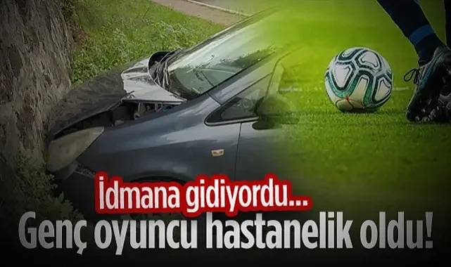 İdmana Gidiyordu... Samsun'da Genç Futbolcu Hastanelik Oldu