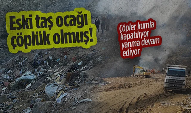 İlkadım'da Eski Taş Ocağı Çöplük Olmuş! 