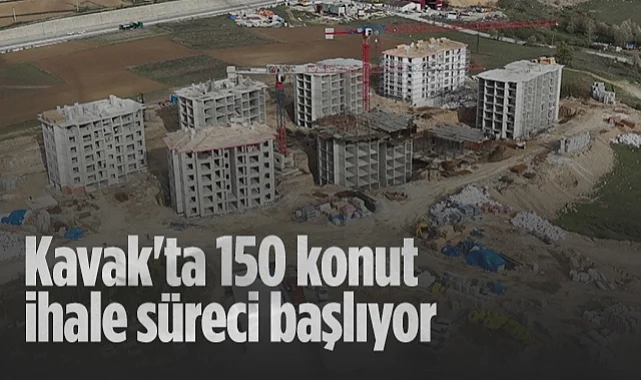 Kavak'a 150 Yeni TOKİ Konutu İçin İhale Süreci Başladı