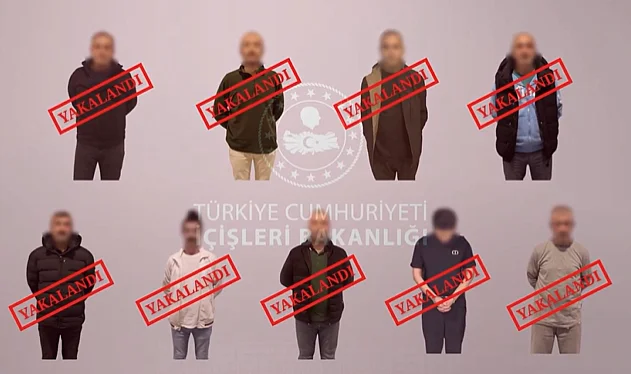 Kırmızı Bültenle Aranan 9 Suçlu 7 Ülkeden Türkiye'ye Getirildi