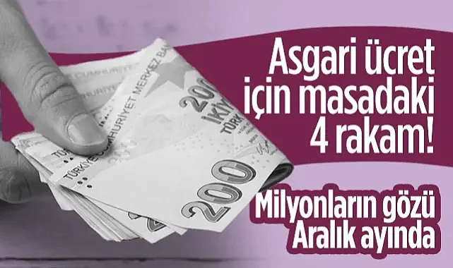 Milyonların Gözü Aralık Ayında: İşte 2026 Asgari Ücret İçin Masadaki 4 Rakam!