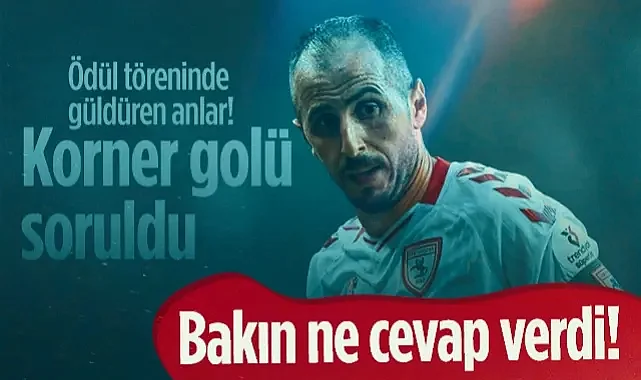 Ödül Töreninde Komik Anlar! Samsunsporlu Zeki Yavru'ya Kornerden Gol Denemeleri Soruldu...