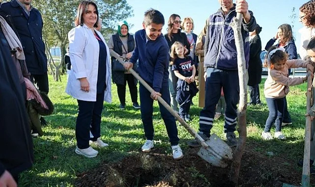 OMÜ Diyabet Günü: Tedavi Gören Çocuklarla Fidan Dikimi