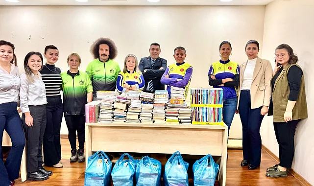 Pedalla Kitap Götürüyoruz Kampanyasına Anlamlı Destek: Köy Okullarına 1001 Kitap Ulaşacak