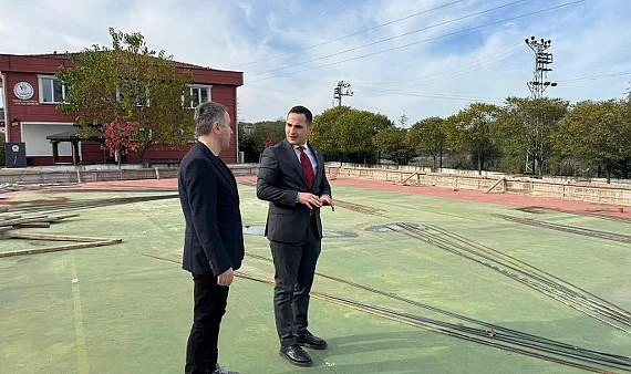 Salıpazarı'nda Spor Altyapısı Güçleniyor: Kaymakam İnşaat Çalışmalarını Denetledi